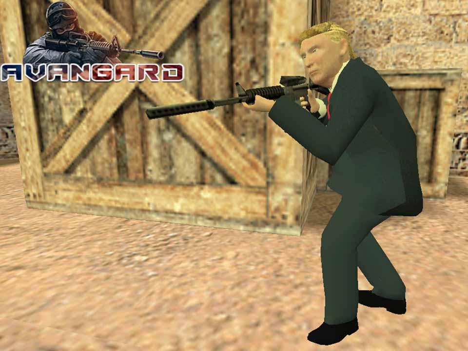 Модель игрока Donald Trump для CS 1.6