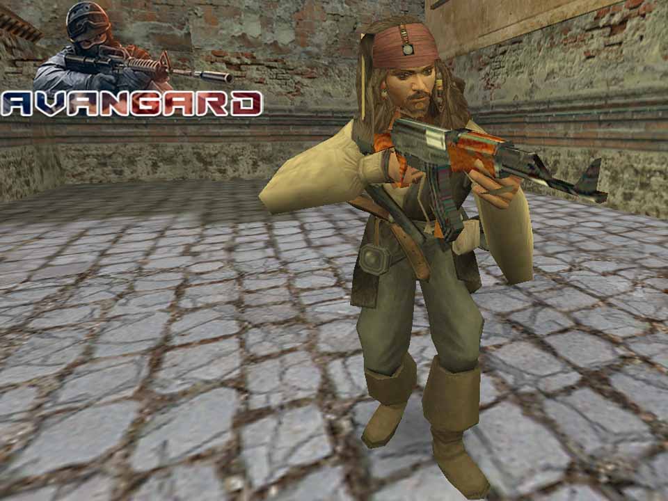 Модель игрока Jack Sparrow для CS 1.6